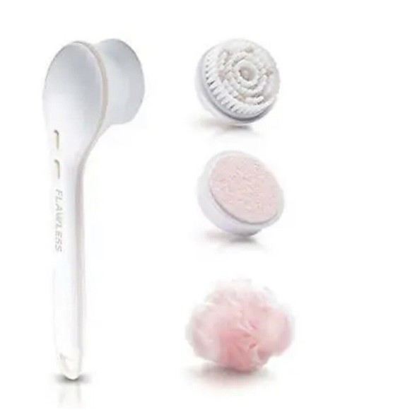 Flawless Cleanse Spa Brush By Finishing Touch 3Heads Included Factory Sealed Box - Picture 1 of 12
